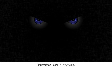 Halloween staring scary spooking evil eyes on dark grunge background