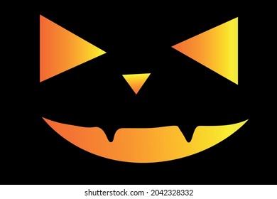 Halloween staring scary spooking evil eyes isolated on dark background.Halloween staring scary spooking evil eyes on dark grunge background.Vector Illustration.