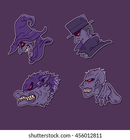Halloween stickers