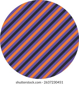  Halloween stripe pattern-1- purple, orange, black
