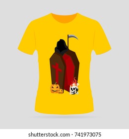 Halloween Style T-shirts Design 