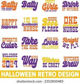 Halloween Sublimation And Halloween Retro Design And Halloween SVG Design File eps format digital download