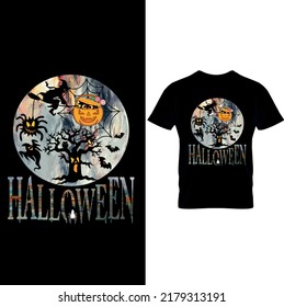  Halloween Sublimation – Halloween T-shirt Design – Printable Sublimation Design.The Best Halloween T-shirt Image Vector.Halloween Tees.