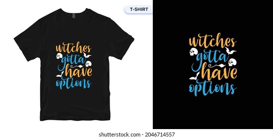 Halloween Sublimation_20 t-shirt design. Halloween Sublimation vector lettering, typography. Vector print quotes for a t-shirt. Global swatches.