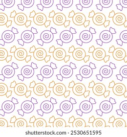 Vector de fondo de textura de patrón de diseño de azúcar de Halloween