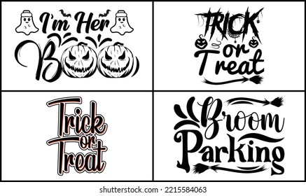 Halloween SVG Crafts T-shirt Design Bundle