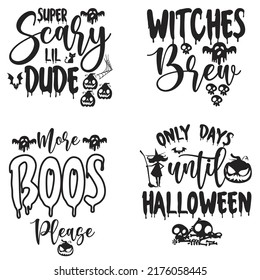 Halloween SVG Design Bundle. You will get eps file with 300ppi.
