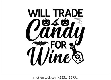 Halloween SVG Design, typography, t-shirt, retro ,sublimation, SVG, sticker,