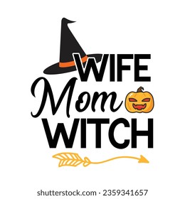 Halloween SVG Design, typography, t-shirt, retro, sublimation, sticker, SVG Design,
