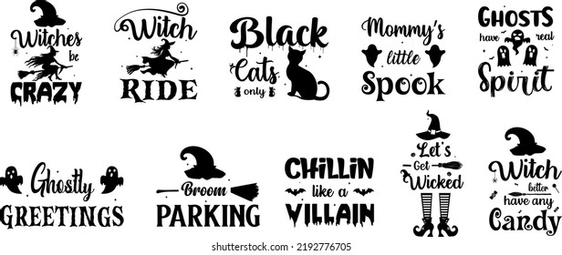 Halloween svg print ready t shirt design 