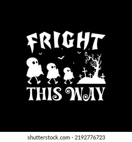 Halloween svg print ready t shirt design 