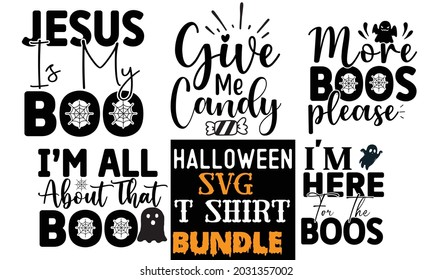 Halloween SVG T shirt Design Bundle