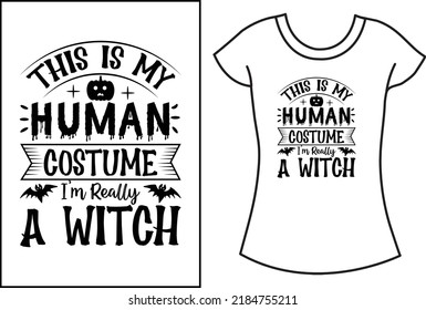 Halloween SVG t shirt design. Halloween t shirt design for the gift. Funn t shirt design.