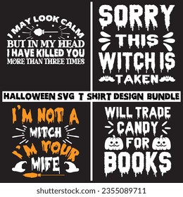 Halloween SVG   T-Shirt Design Bundle


