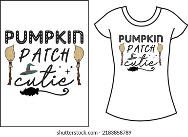 Halloween Svg Typography Tshirt Halloween Gift Stock Vector (Royalty