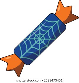 Halloween sweet candies. lollipop. vector