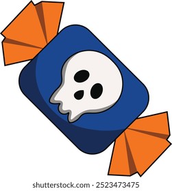 Halloween sweet candies. lollipop. vector