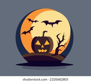 Halloween symbols hand drawn illustrations	