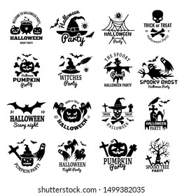 Halloween Logo Images Stock Photos Vectors Shutterstock