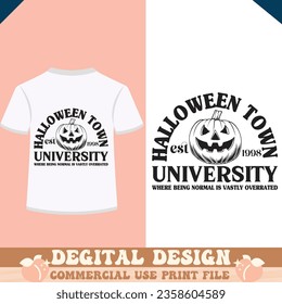 Halloween-t-Schirm-Design, Vektordatei