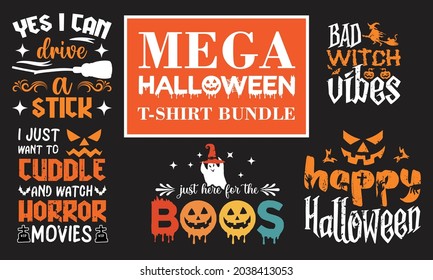 Halloween T shirt bundle 