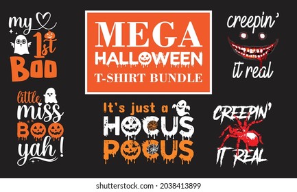 Halloween T shirt bundle 