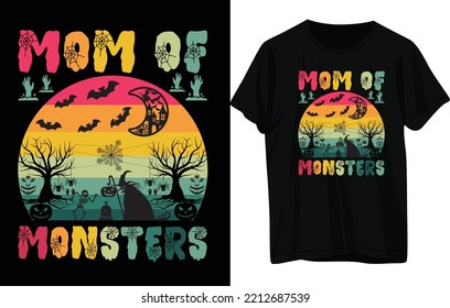 HALLOWEEN T- SHIRT DESIGN . 