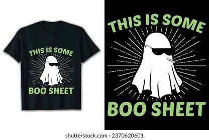 Halloween t shirt design, Boo vector, t shirt design.