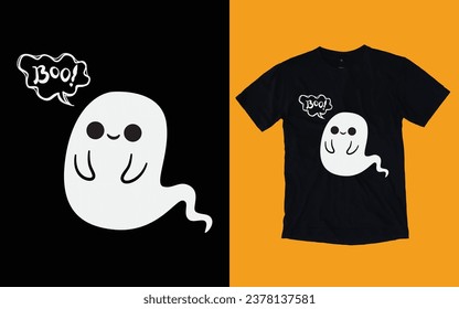 Halloween T shirt Design, Boo t shirt