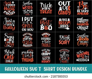 halloween  t shirt design bundle