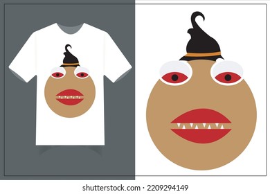 Halloween  t shirt design concept