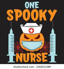 Halloween t shirt design With custom vector