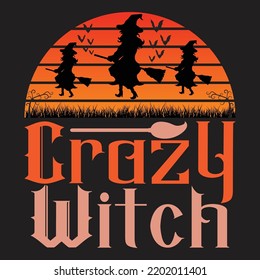 Halloween t shirt design With custom vector
