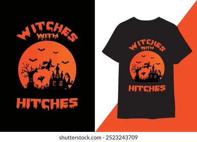 Design de camiseta de Halloween para o dia de Halloween.