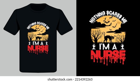Halloween t shirt design. Happy Halloween T Shirt Design Stock Vector.