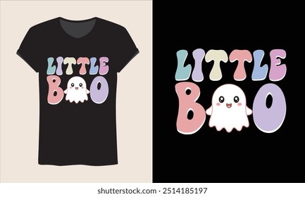 Halloween t shirt design for kids, cute groovy Halloween shirt design