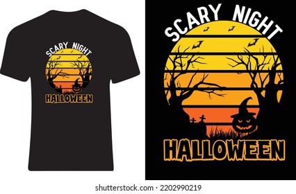 Halloween t shirt design for Halloween party 