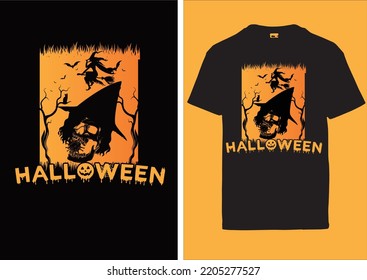 Halloween t shirt design scary halloween