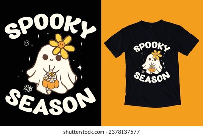 Halloween T shirt Design, Spooky season t shirt