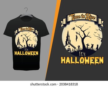 Halloween T Shirt Design Template