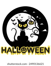 Halloween t shirt design template. Best halloween t shirt design. Dark halloween t shirt design.