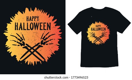 Halloween t Shirt Design. Halloween Vector Graphic. Halloween T Shirt illustration. High quality vector t-shirt design. Beautiful and eye catching vector.