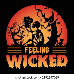 halloween t shirt design and vector