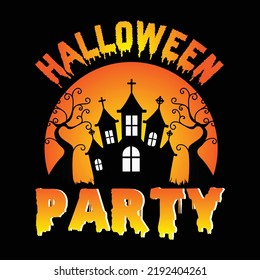 Halloween t shirt design and vector