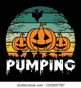 halloween t shirt design and vector