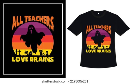 Halloween t shirt design vector graphic typography t shirt 