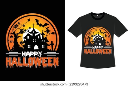 Halloween t shirt design vector
