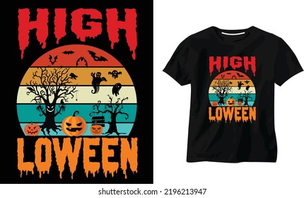 Halloween t Shirt design Vector