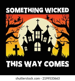 Halloween t shirt design vector