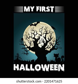 Halloween t shirt design vector